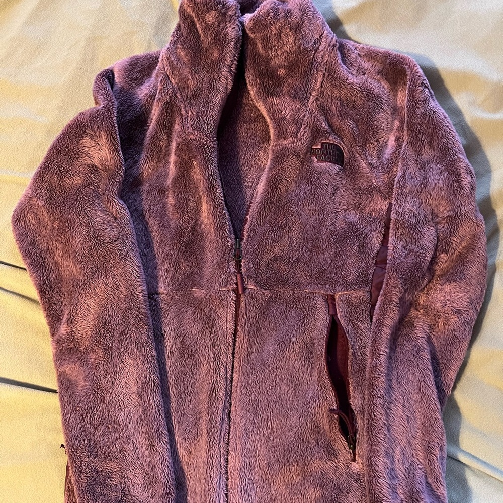 The North Face Women's Plush Purple Teddy Jacket